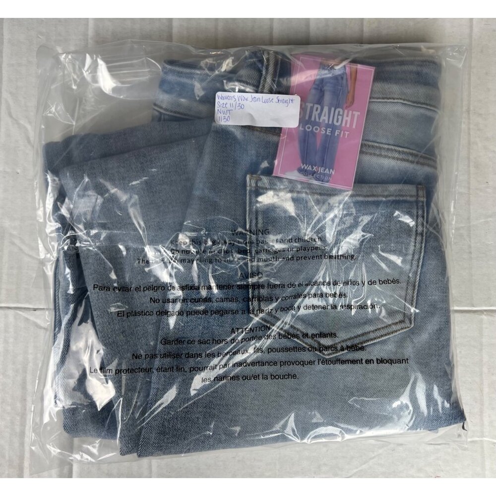 Wax Collection Loose Straight Jeans - Picture 12 of 12